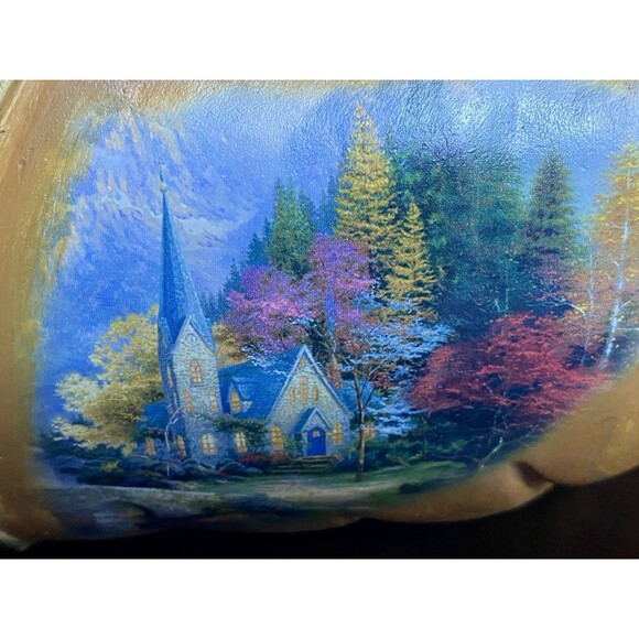 VTG Bradford Exchange Thomas Kinkade’s Fruit of the Spirit Cornucopia WITH COA - Picture 7 of 11